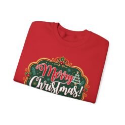 Merry Christmas - Unisex Sweatshirt – Cozy Cheer, All Season Long - Image 3