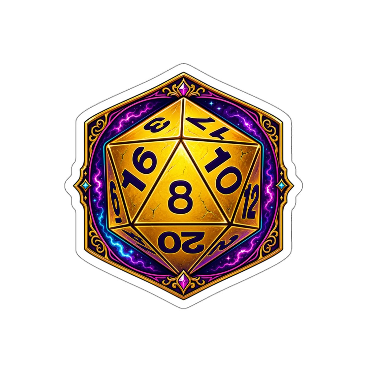 20-Sided Die – Outdoor Sticker – Roll for Adventure - Image 8