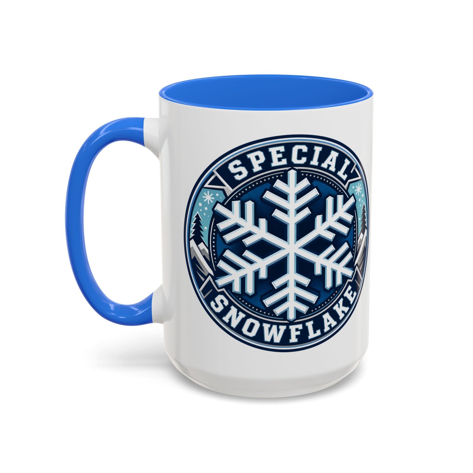 Special Snowflake – Color Accent Mug – Uniquely Caffeinated - Image 14