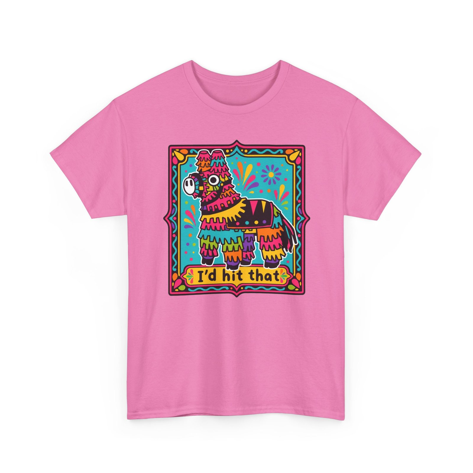 I’d Hit That – Unisex Funny Llama Piñata T-Shirt - Image 26