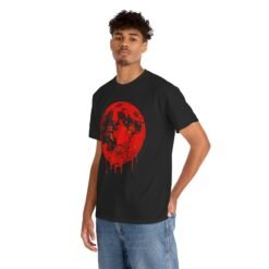 Blood Moon - Unisex – Gothic - Red Lunar Eclipse - Horror Shirt - Image 4