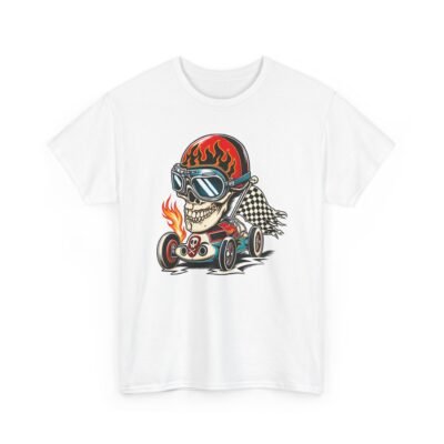 Death Race Skull – Unisex T-Shirt – Full Throttle to the Finish