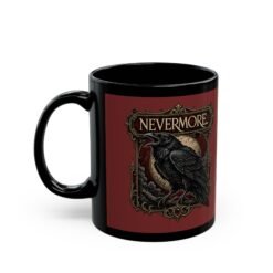 Alternative view of Nevermore - Black Mug – Sip with a Touch of the Macabre