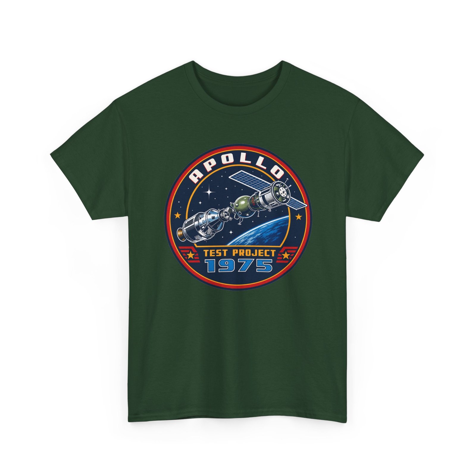 Apollo–Soyuz Test Project 1975 – Unisex T-Shirt – The Handshake in Space - Image 17