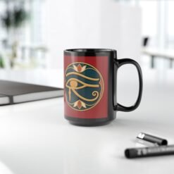 Eye of Horus - Black Mug – Ancient Protection - Image 9