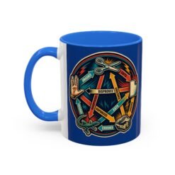 Rock Paper Scissors Lizard LLAP – Color Accent 11oz or 15oz Mug – Sip Long and Prosper - Image 8