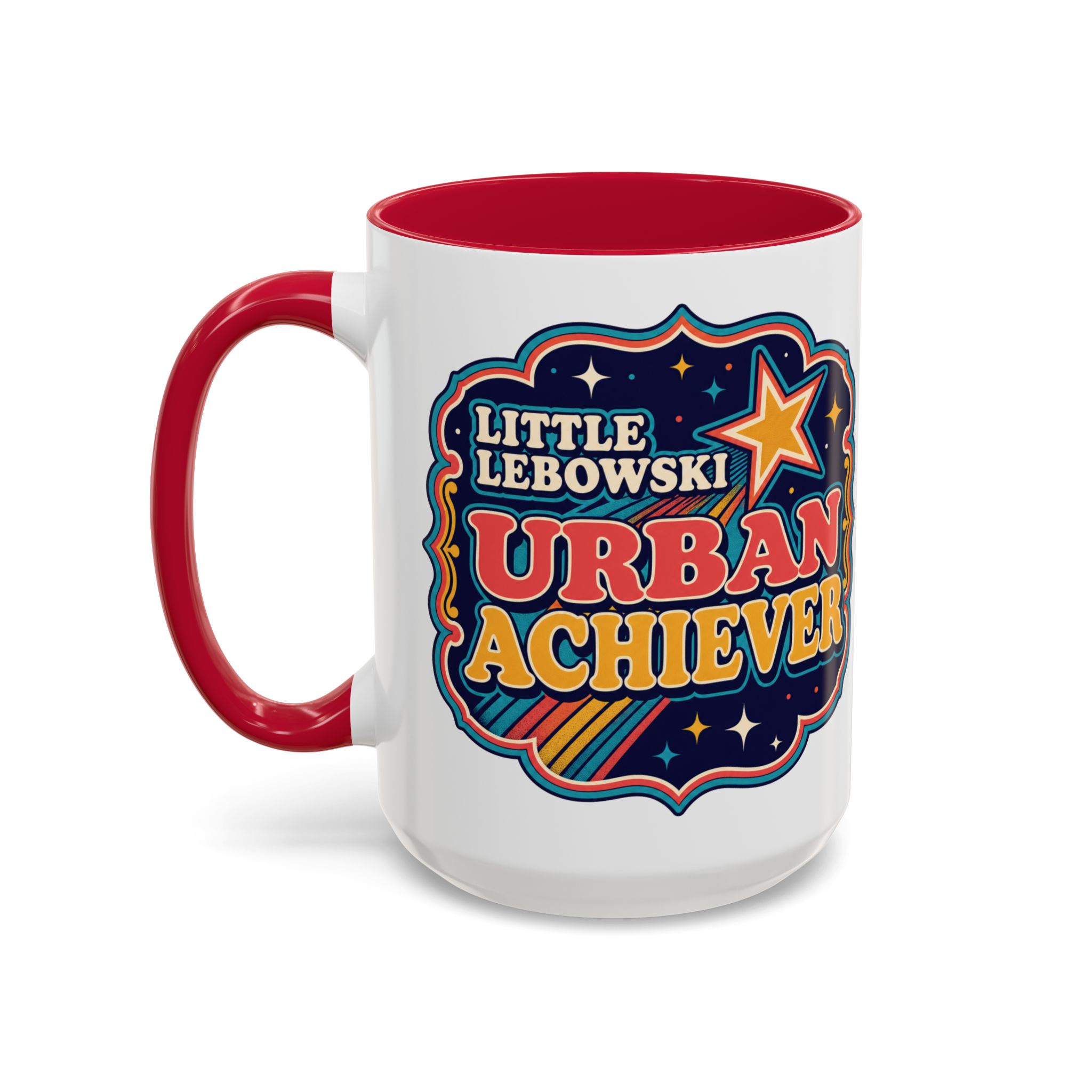 Little Lebowski Urban Achiever – Accent Color Mug – Modest Goals, Strong Coffee - Image 44