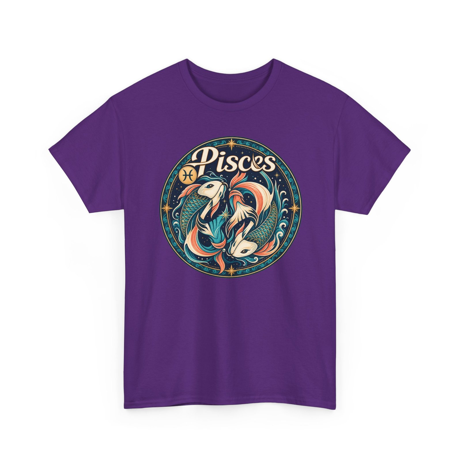 Pisces Zodiac - Unisex T-Shirt – Dream Deep, Flow Freely - Image 20