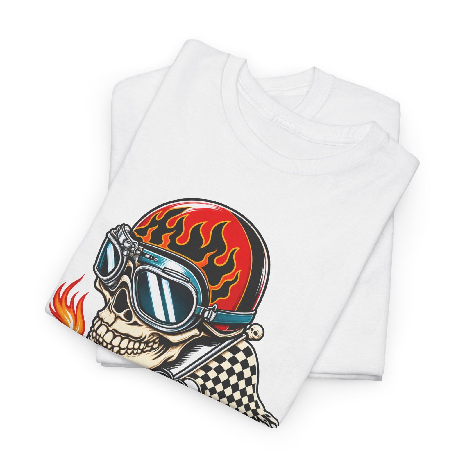 Death Race Skull – Unisex T-Shirt – Full Throttle to the Finish - Image 10