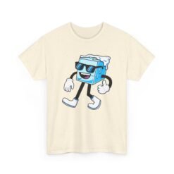 Too Cool Walking Ice Cube - Unisex T-Shirt – Funny Stay Frosty and Chill Pun - Image 18