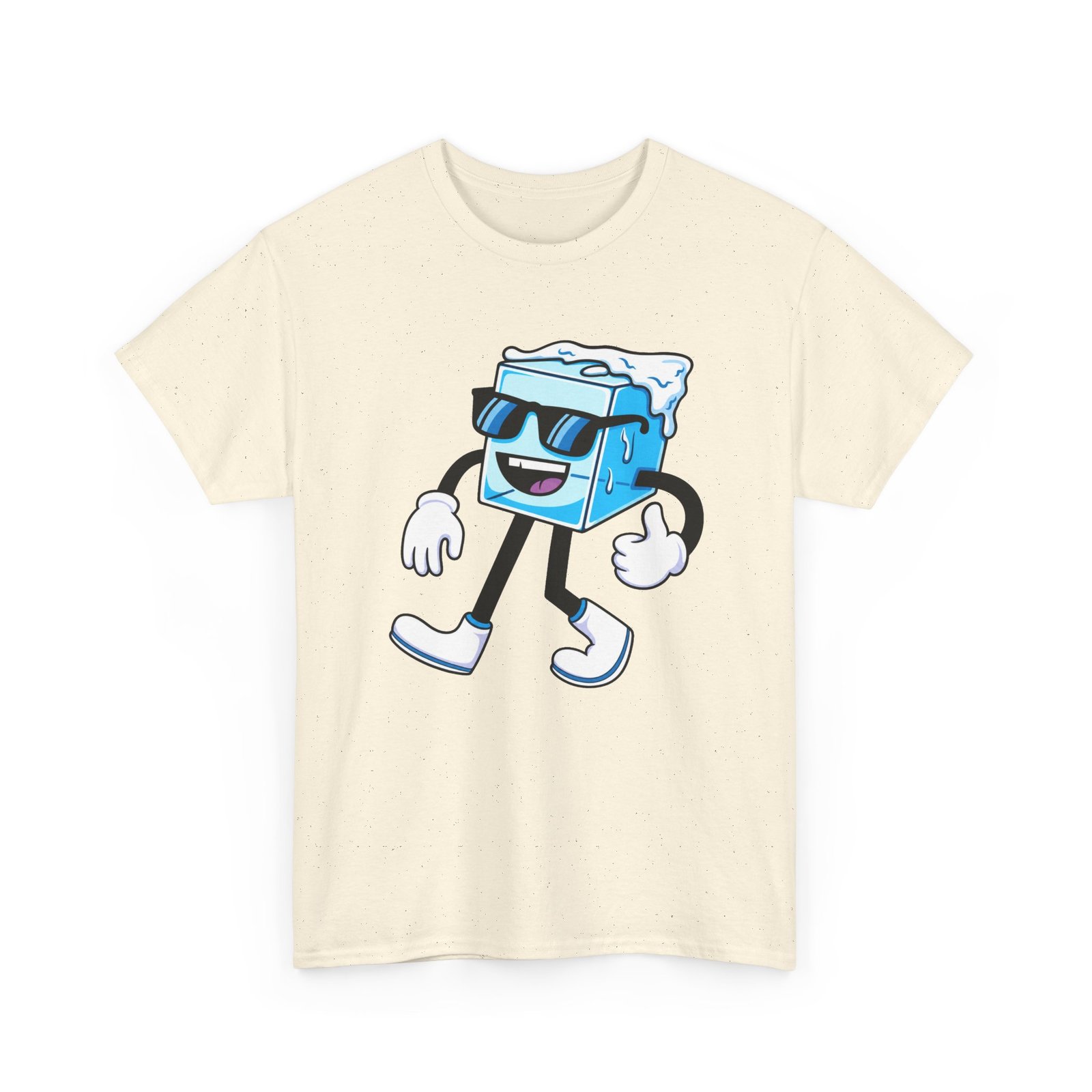 Too Cool Walking Ice Cube - Unisex T-Shirt – Funny Stay Frosty and Chill Pun - Image 18