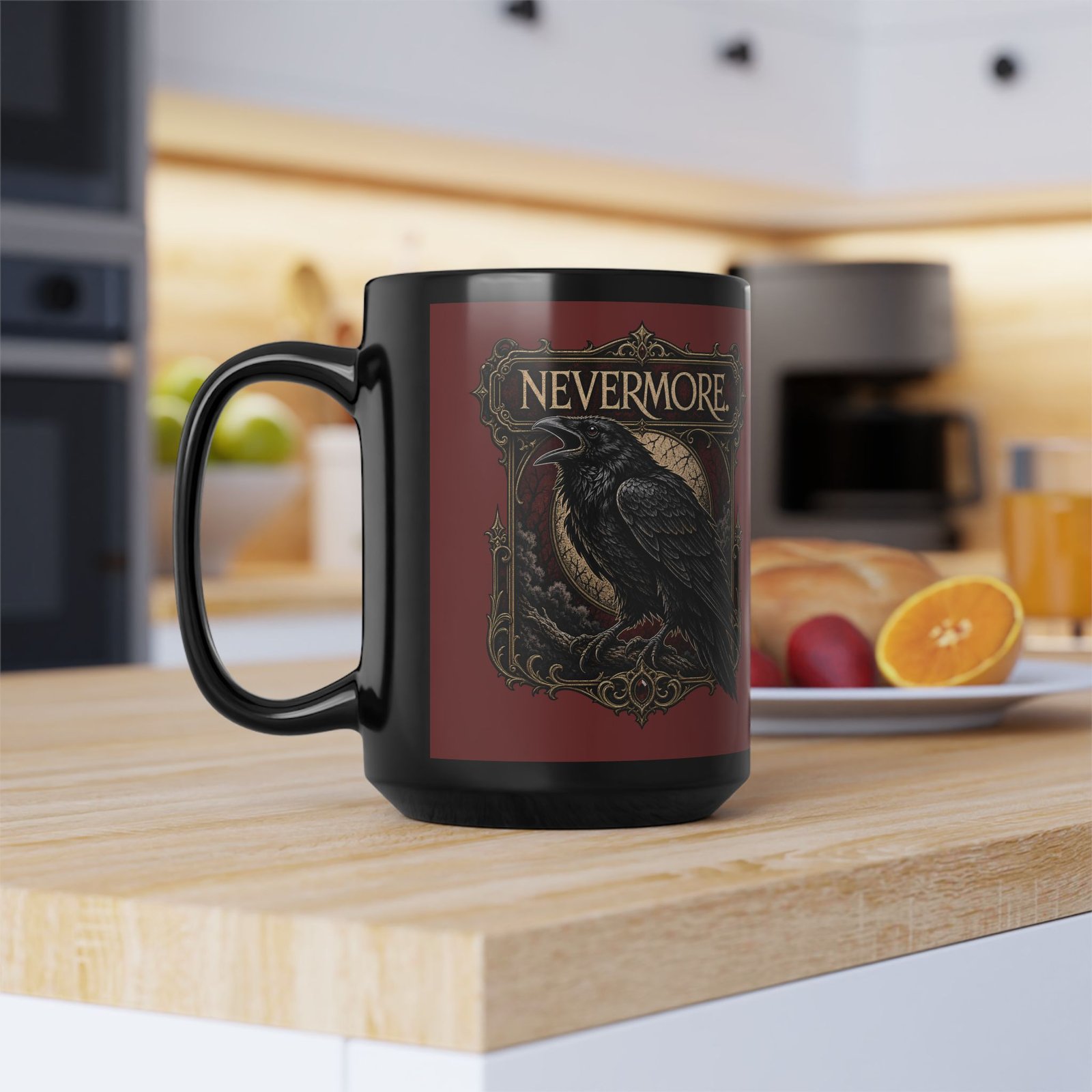 Nevermore - Black Mug – Sip with a Touch of the Macabre - Image 10