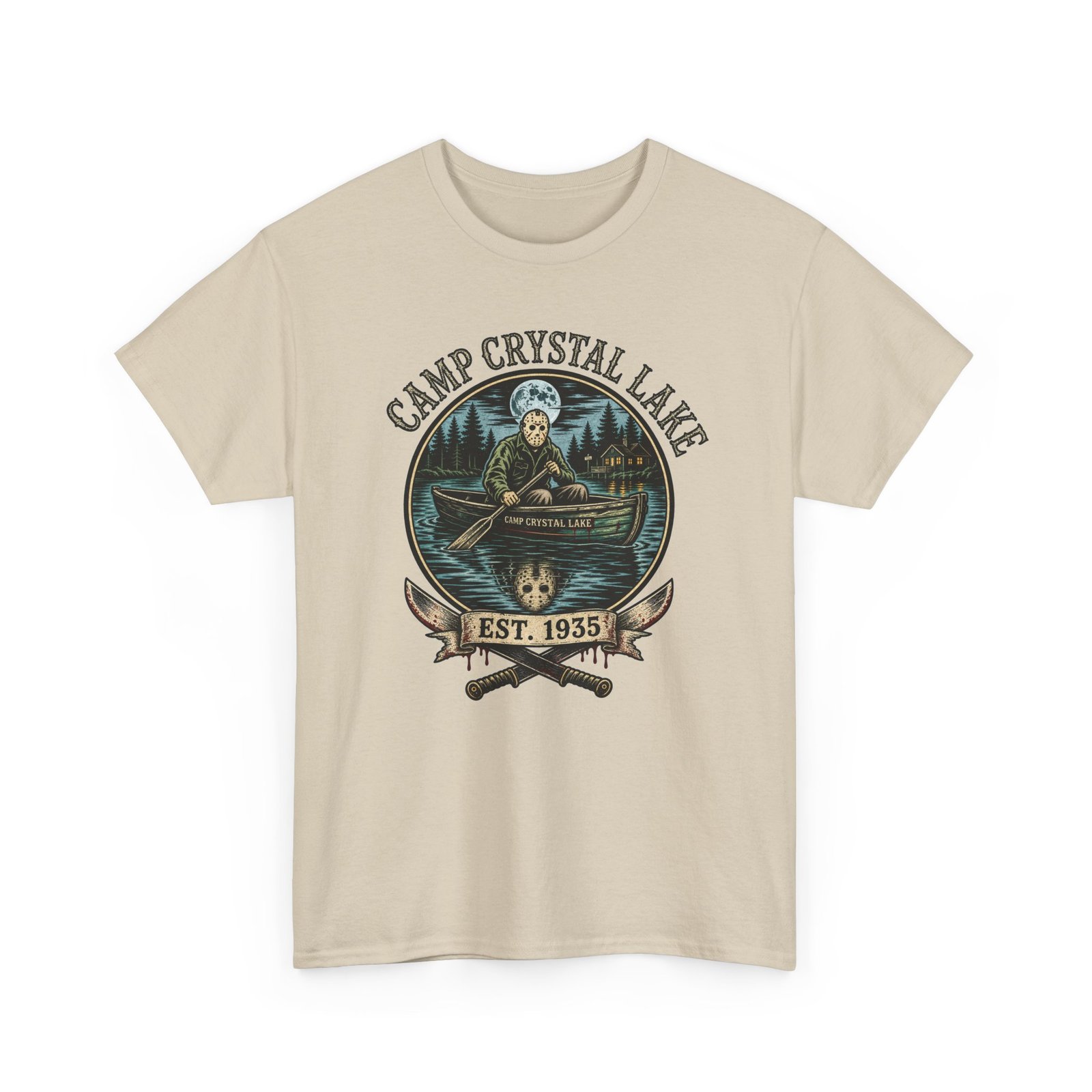 Camp Crystal Lake - Unisex T-Shirt – Friday the 13th Jason Voorhees Horror - Image 14