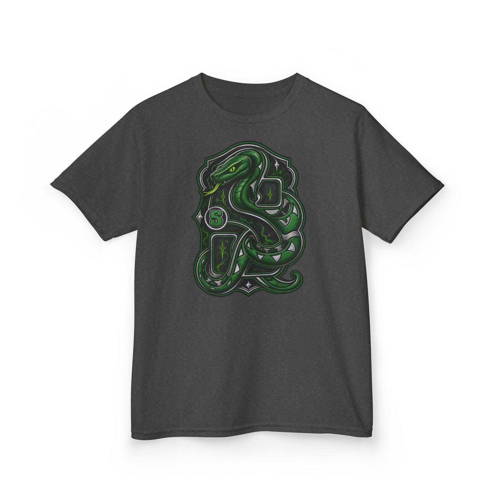 House of Snake – Kids T-Shirt – Young Wizards with Clever Plans - Image 15