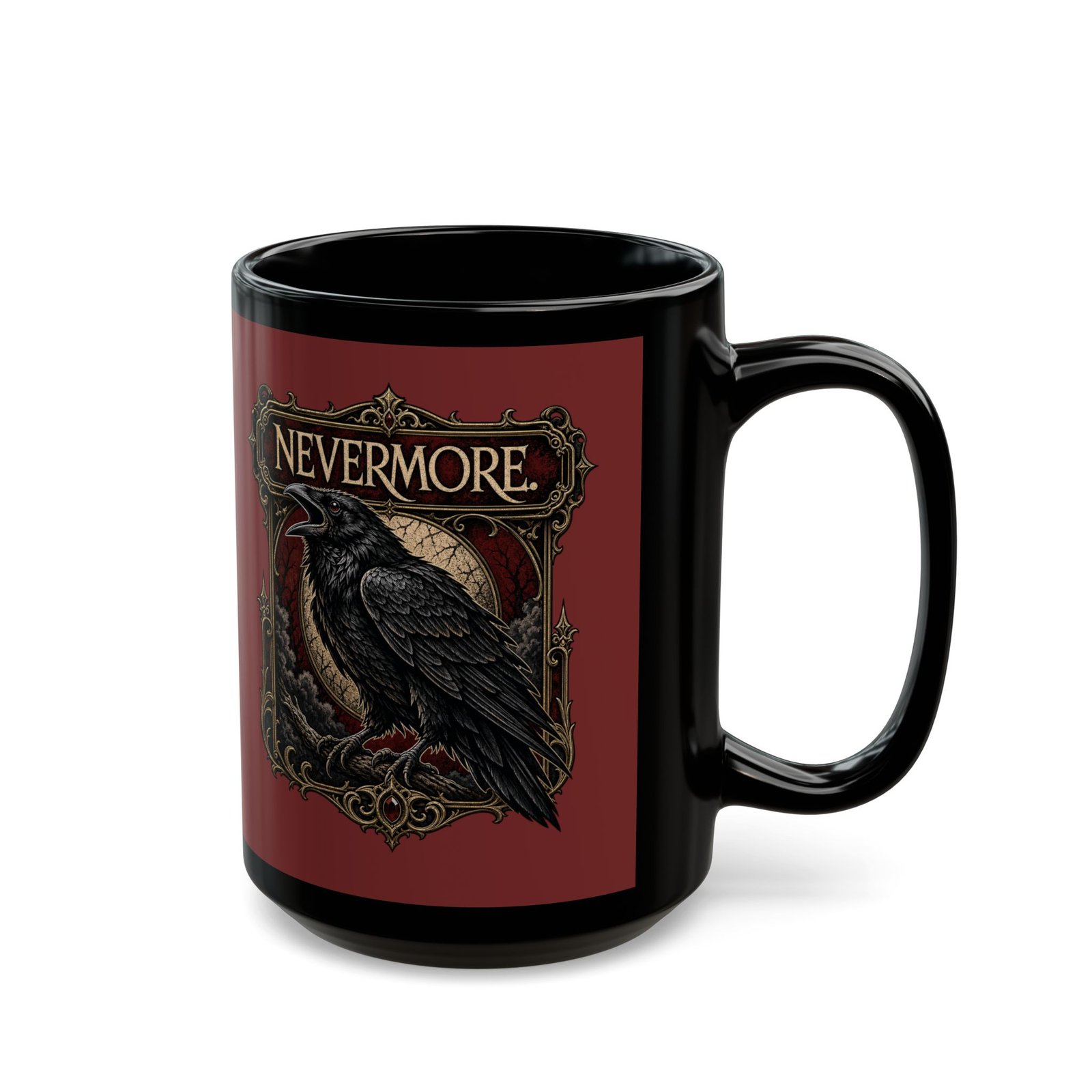 Nevermore - Black Mug – Sip with a Touch of the Macabre - Image 6