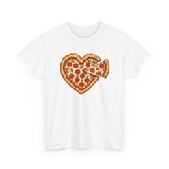 "Love at First Slice" - Unisex T-Shirt – Heart Pizza Edition