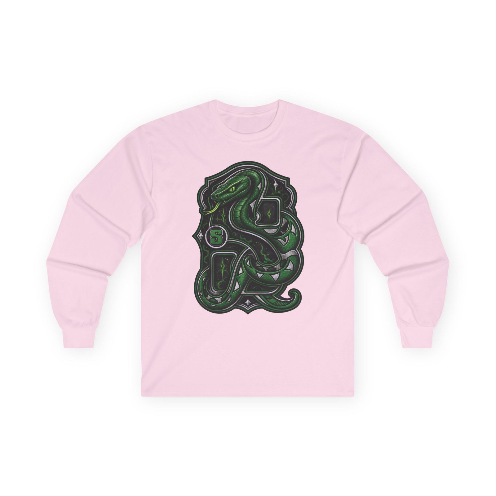 House of Snake – Ultra Cotton Long Sleeve T-Shirt – Wizarding School Ambition with a Clever Edge - Image 12