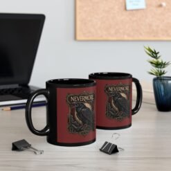 Nevermore - Black Mug – Sip with a Touch of the Macabre - Image 4