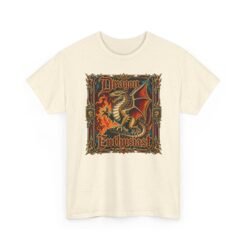 Dragon Enthusiast - Unisex T-Shirt – Vintage Vibes, Legendary Style - Image 14