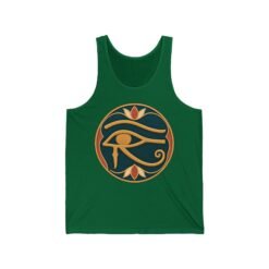 Eye of Horus - Unisex Jersey Tank Top – Ancient Symbol, Modern Comfort - Image 7