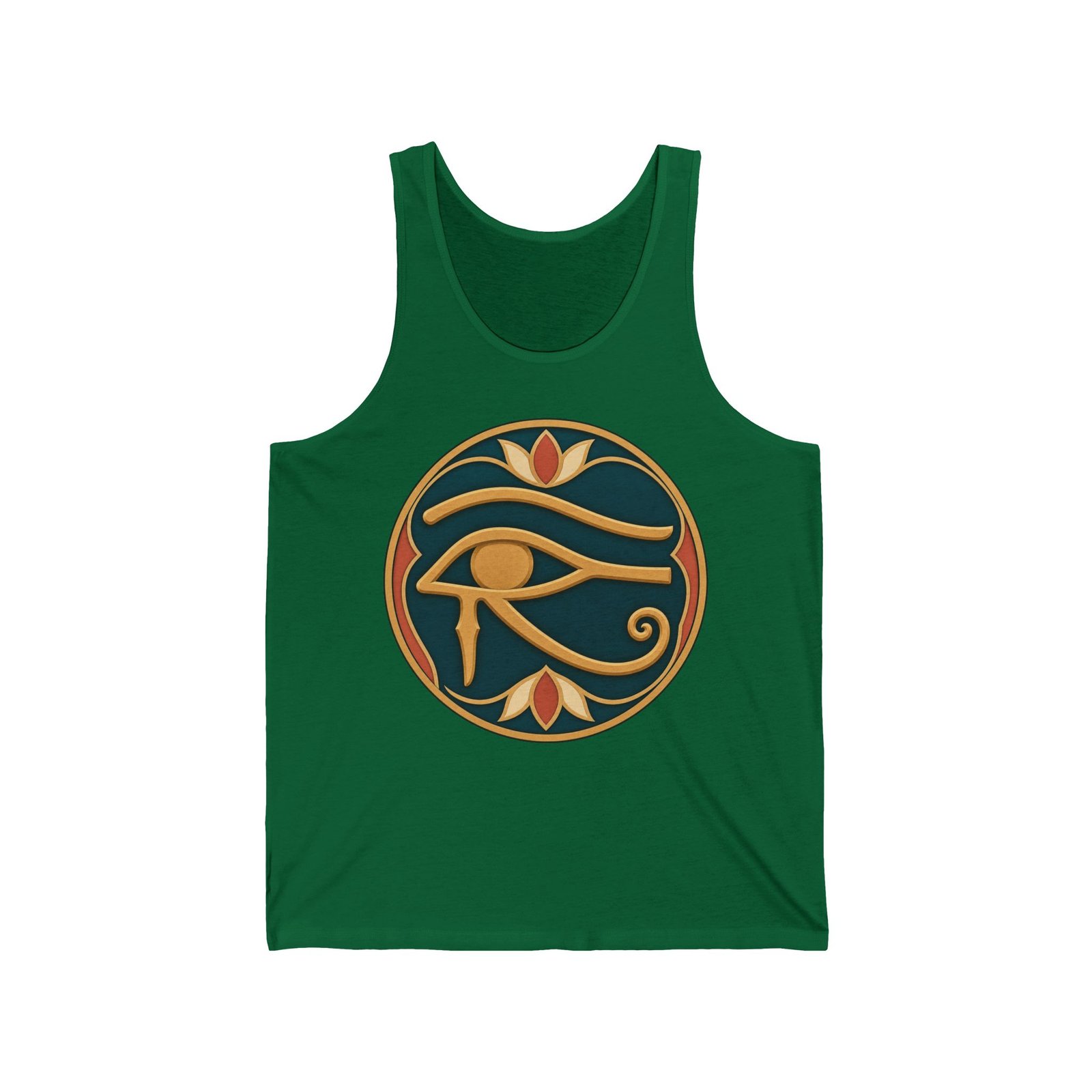 Eye of Horus - Unisex Jersey Tank Top – Ancient Symbol, Modern Comfort - Image 7