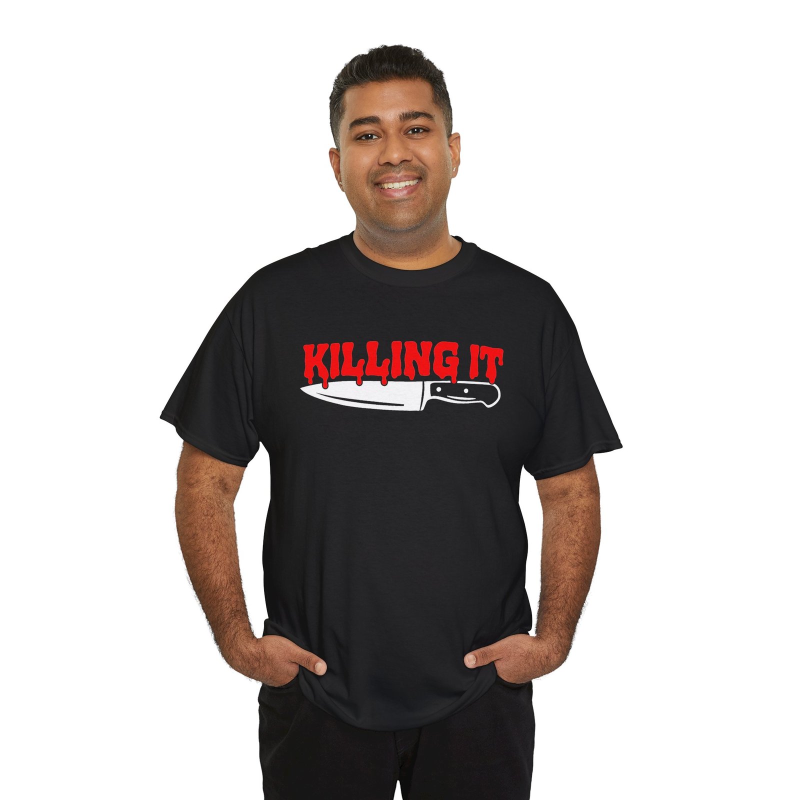 Killing It - Unisex T-Shirt – Funny Bloody Horror and Dark Humor - Image 11