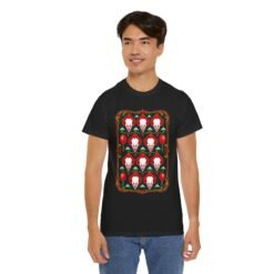 Scary Clown Halloween Christmas – Unisex T-Shirt – From Spooky Season to Scary Christmas - Image 13