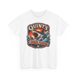 Quint’s Shark Fishing – Unisex T-Shirt – Amity’s Finest Shark Hunter - Image 12