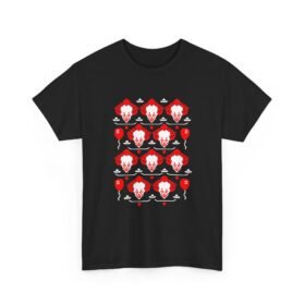 Scary Clown Halloween Christmas – Unisex T-Shirt – From Spooky Season to Scary Christmas