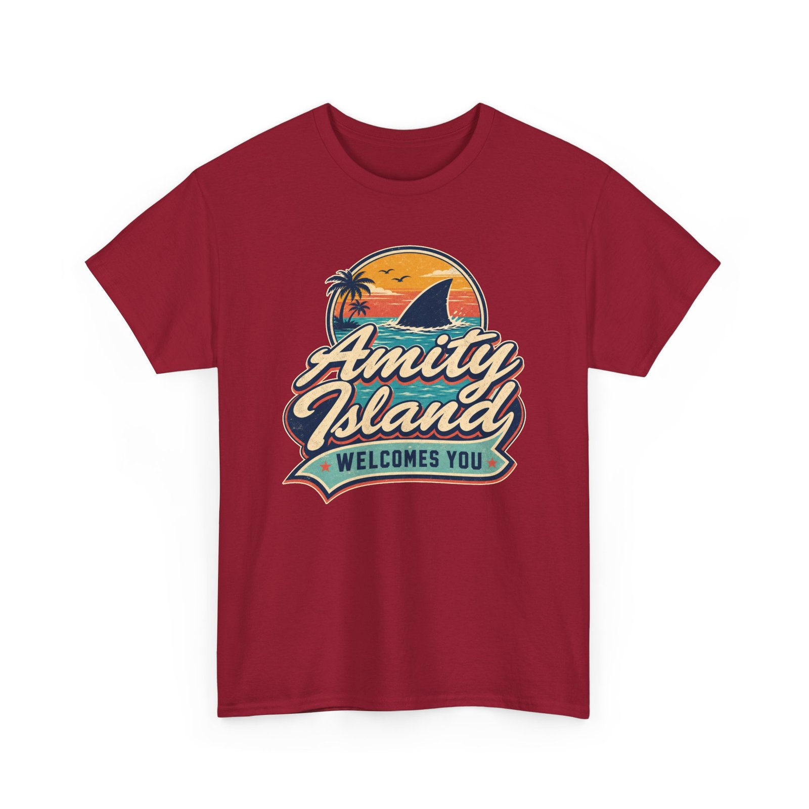 Amity Island Welcomes You – Unisex T-Shirt – Beaches Open, Probably - Image 20
