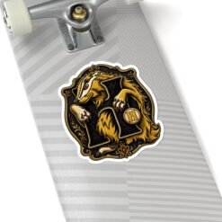 Alternative view of House of Badger – Indoor Sticker – Wizarding School Loyalty That Sticks