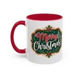 Merry Christmas - Color Accent Mug – Sip the Season in Style