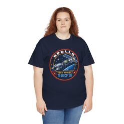Apollo–Soyuz Test Project 1975 – Unisex T-Shirt – The Handshake in Space - Image 6