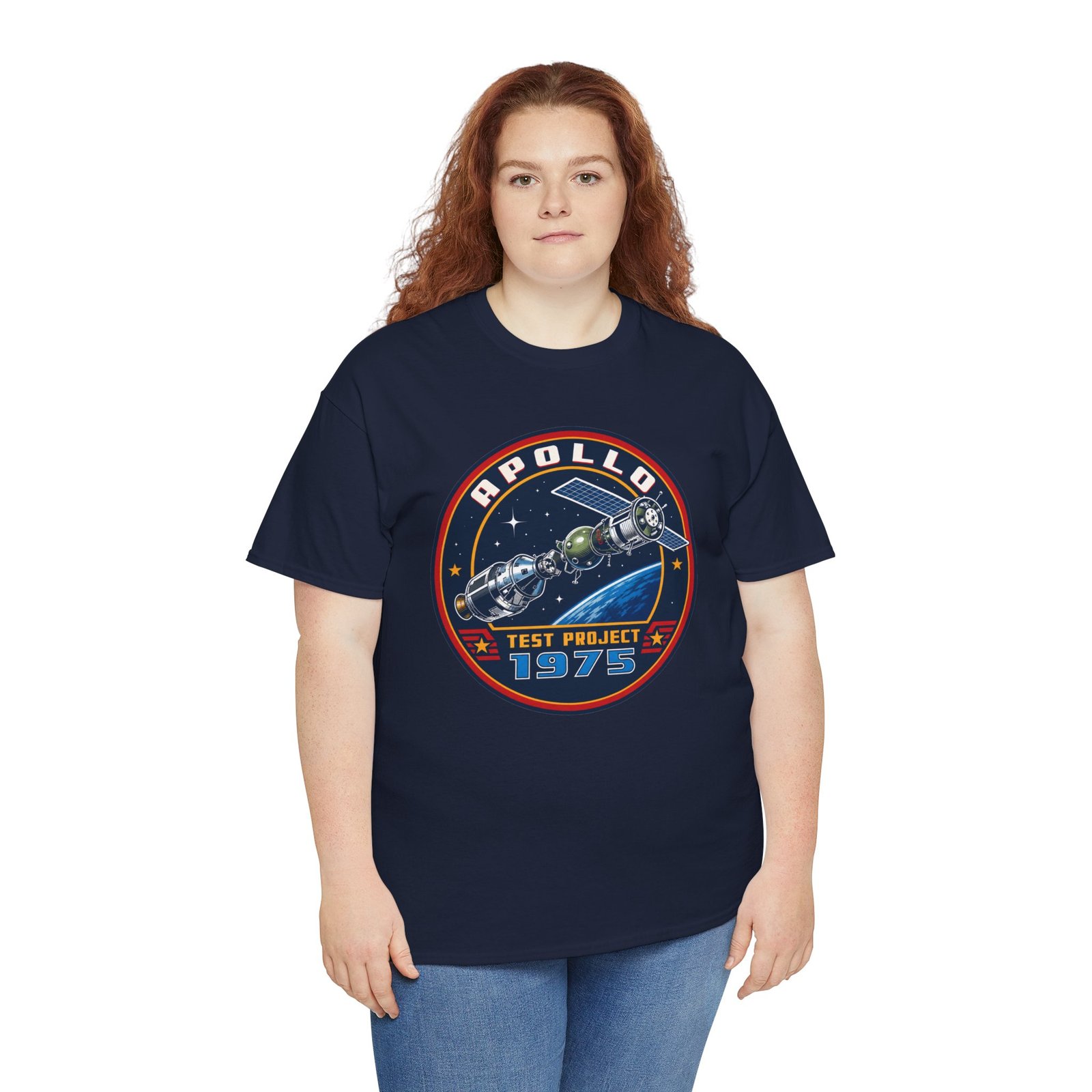 Apollo–Soyuz Test Project 1975 – Unisex T-Shirt – The Handshake in Space - Image 6
