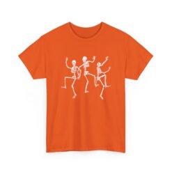 Dancing Skeletons - Unisex T-Shirt – Funny Halloween Skeleton Dance - Image 12