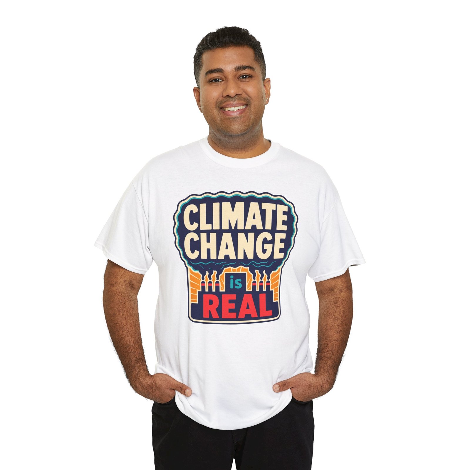 Climate Change Is Real - Unisex T-Shirt – A Message in the Smoke - Image 11