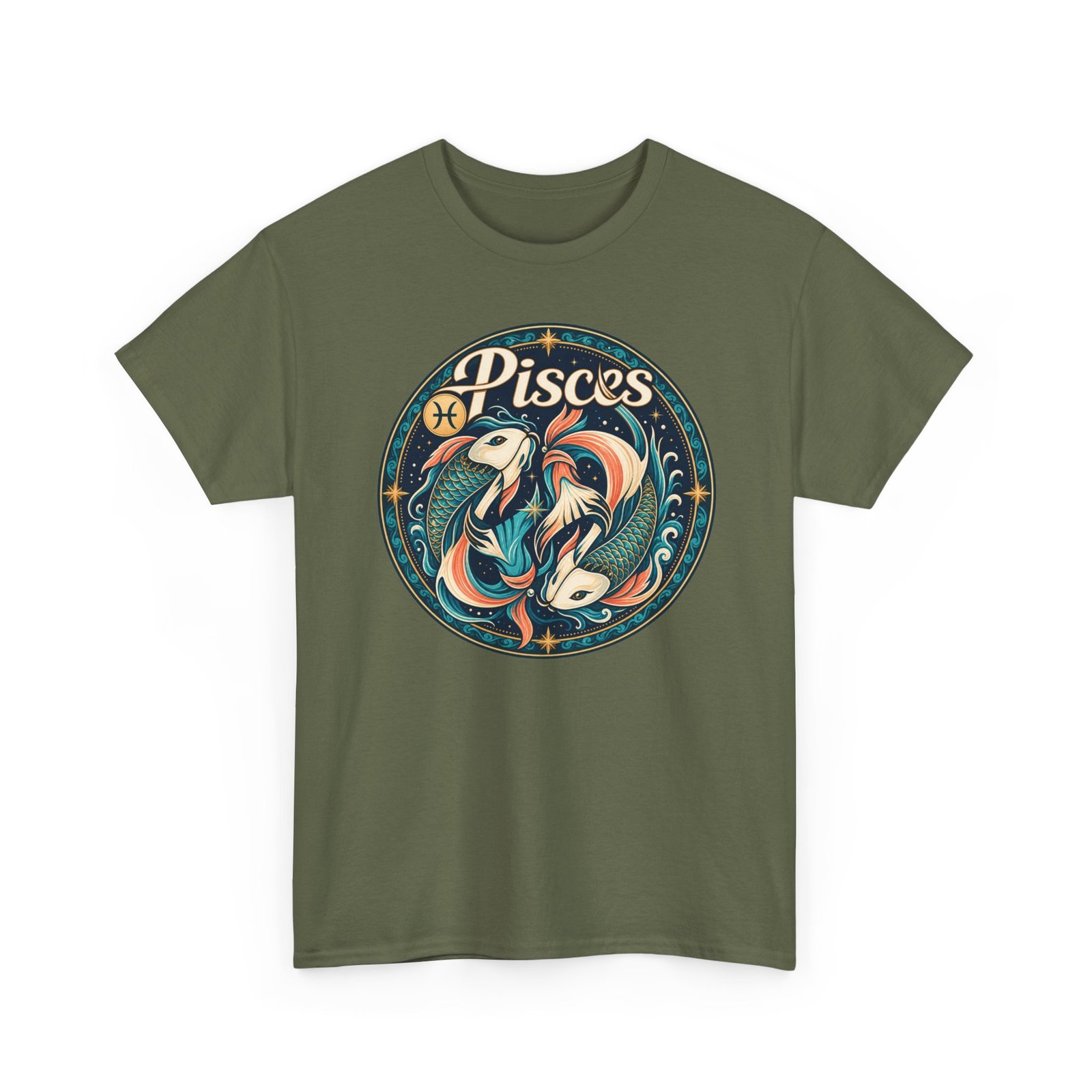Pisces Zodiac - Unisex T-Shirt – Dream Deep, Flow Freely - Image 14