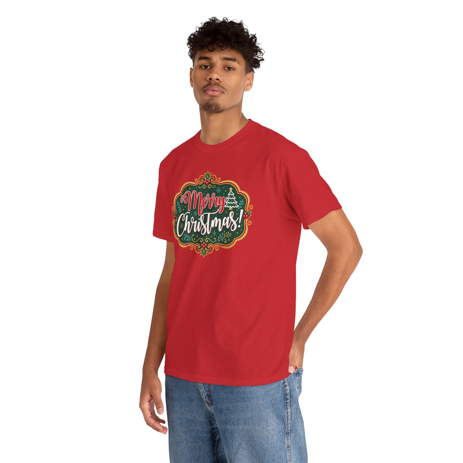 Merry Christmas - Unisex T-Shirt – Festive Vibes, Comfy Feels - Image 8