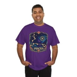 Pisces Constellation - Unisex T-Shirt – Go with the Flow - Image 10
