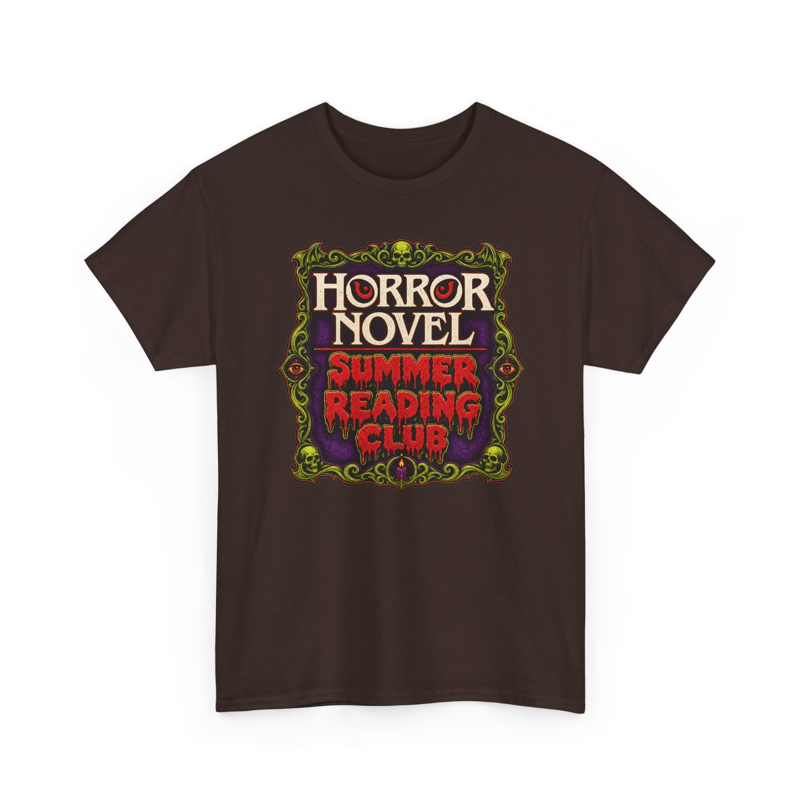 Horror Novel Summer Reading Club – Unisex T-Shirt – Gothic Book Lover - Image 16