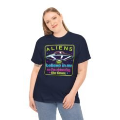 Aliens Believe in Me – Unisex T-Shirt – The Feeling Is Mutual - Image 3