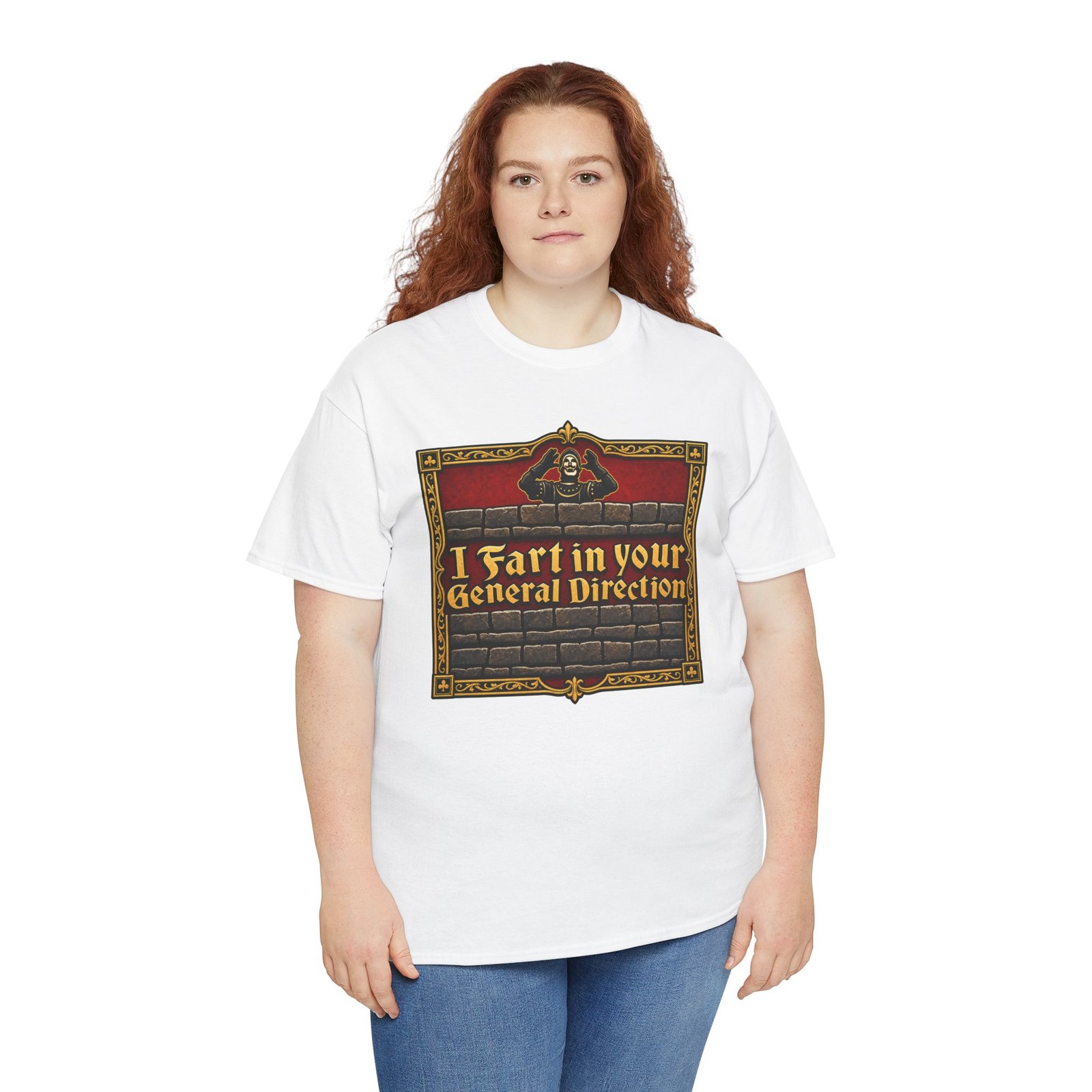I Fart in Your General Direction - Unisex T-Shirt – Monty Python French Taunter Tee - Image 3