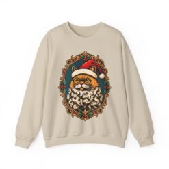 Santa Claws – Unisex Sweatshirt – Meowy and Bright - Image 11