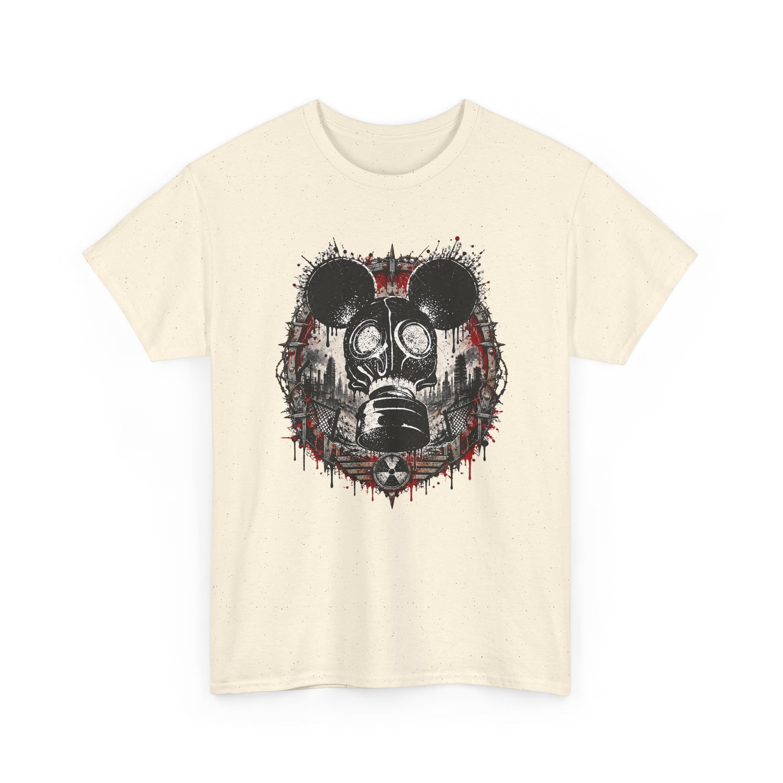 Gas Mask Mouse - Unisex T-Shirt – Cute, Creepy and Ready for Anything - Image 21