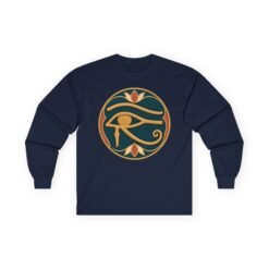 Eye of Horus Unisex Long Sleeve T-Shirt – Ancient Protection, Modern Style