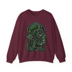 House of Snake – Unisex Sweatshirt – Cozy Wizarding School Ambition - Image 9
