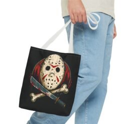 Jason Voorhees Jolly Roger - Tote Bag – Friday the 13th Horror - Image 27