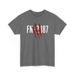 FN-2187 Red Handprint – Unisex T-Shirt – A Number With a Story - Image 25