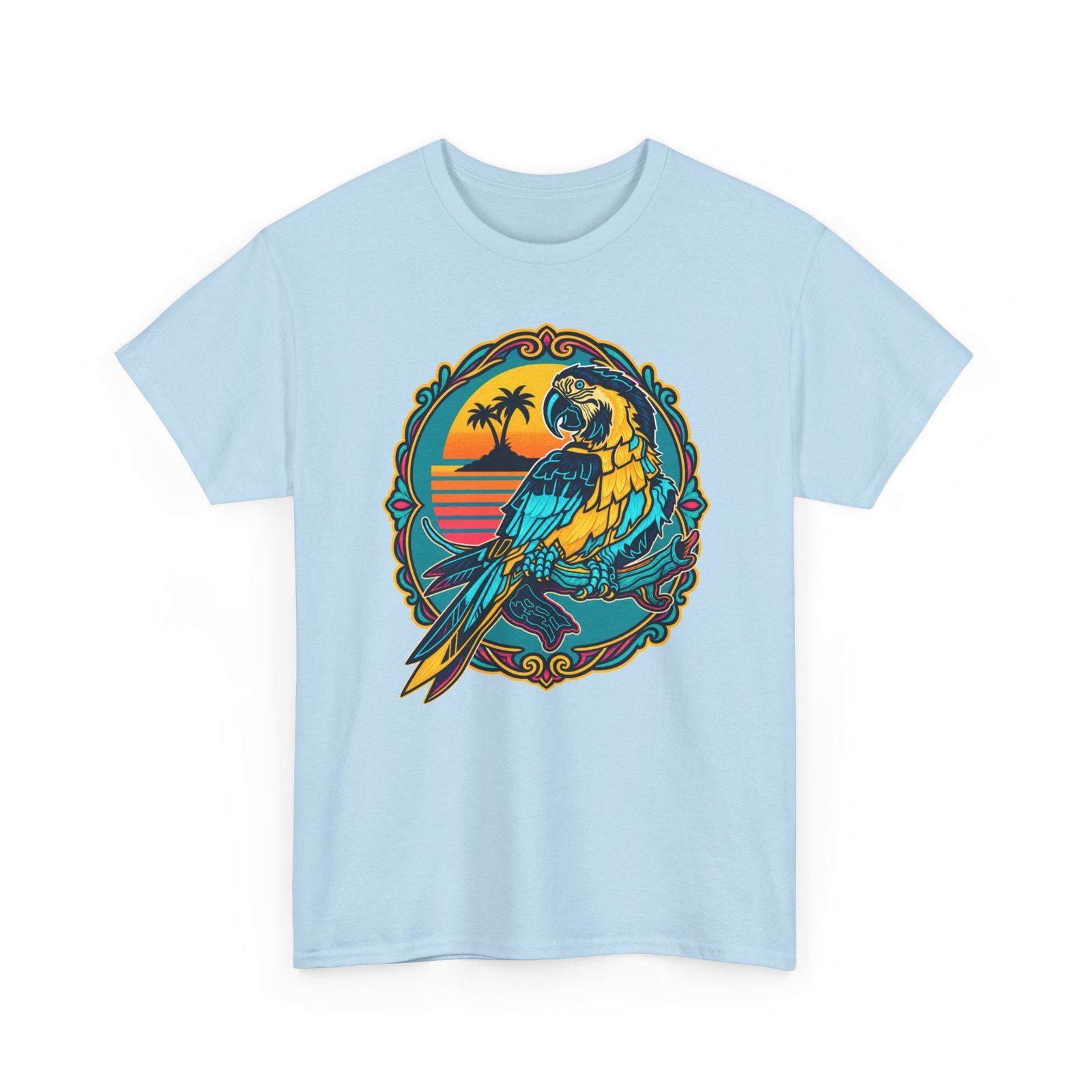 Retro Macaw - Unisex T-Shirt – Paradise Has Feathers - Image 16