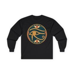 Eye of Horus - Unisex Long Sleeve T-Shirt – Ancient Egyptian Symbol, Timeless Style - Image 9